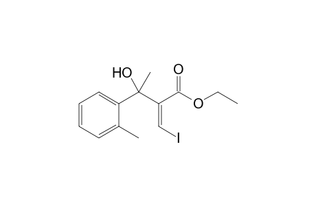 (2Z)-3-hydroxy-2-(iodomethylidene)-3-(2-methylphenyl)butanoic acid ethyl ester