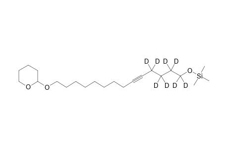 O-Trimethylsilyl-14-(tetrahydropyran-2-yloxy)-[1,1,2,2,3,3,4,4-2H8]tetradec-5-yl-1-ol