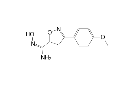 5-isoxazolecarboximidamide, 4,5-dihydro-N'-hydroxy-3-(4-methoxyphenyl)-