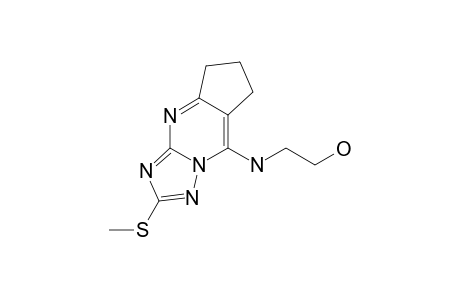 5-(2-HYDROXYETHYL)-AMINO-2-METHYLTHIO-CYCLOPENTA-[D]-[1,2,4]-TRIAZOLO-[1,5-A]-PYRIMIDINE