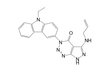 5-(Allylamino)-3-(9-ethyl-9H-carbazol-3-yl)-3,7-dihydro-4H-pyrazolo [3,4-d][1,2,3]triazin-4-one