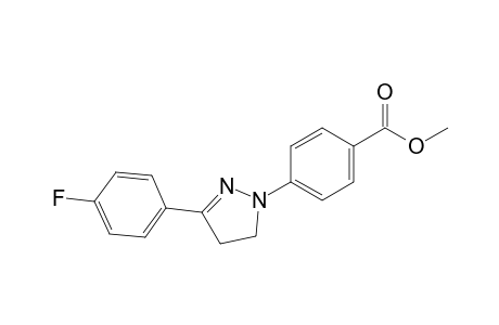 Methyl 4-[3-(4-fluorophenyl)-4,5-dihydro-1H-pyrazol-1-yl]benzoate