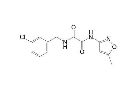 N-(m-chlorobenzyl)-N'-(5-methyl-3-isoxazolyl)oxamide