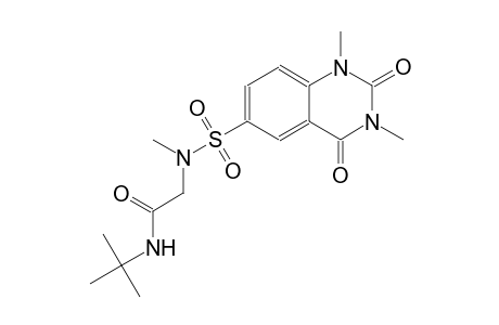 acetamide, N-(1,1-dimethylethyl)-2-[methyl[(1,2,3,4-tetrahydro-1,3-dimethyl-2,4-dioxo-6-quinazolinyl)sulfonyl]amino]-