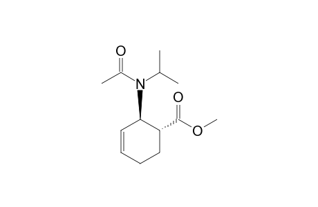 Methyl (trans)-2-(N-acetyl-N-isopropylamino)cyclohex-3-ene-1-carboxylate