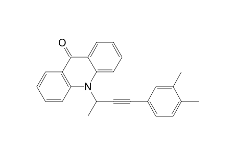 10-[3-(3,4-dimethylphenyl)-1-methyl-prop-2-ynyl]acridin-9-one