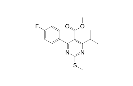 6-(4'-FLUOROPHENYL)-4-ISOPROPYL-5-METHOXYCARBONYL-2-(METHYLTHIO)-PYRIMIDINE