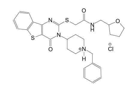 1-benzyl-4-(4-oxo-2-({2-oxo-2-[(tetrahydro-2-furanylmethyl)amino]ethyl}sulfanyl)[1]benzothieno[3,2-d]pyrimidin-3(4H)-
