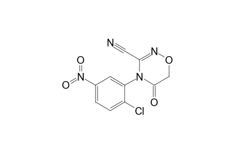 3-Cyano-4-(2-chloro-5-nitrophenyl)-1,2,4-oxadiazin-5(6H)-one