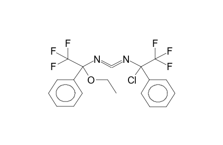 N-(1-ETHOXY-1-PHENYL-2,2,2-TRIFLUOROETHYL)-N'-(1-CHLORO-1-PHENYL-2,2,2-TRIFLUOROETHYL)CARBODIIMIDE