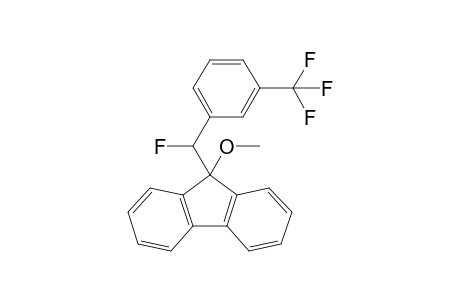 9-Methoxy-9-[1-fluoro-1-(m-trifluoromethylphenyl)methyl]fluorene