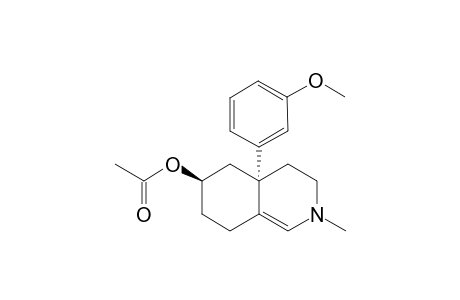 2-Methyl-4a.alpha.-(3-methoxyphenyl)-2,3,4,4a,5,6,7,8-octahydro-6.beta.-isoquinolinol acetate