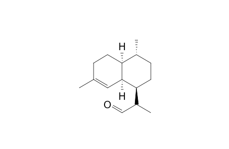 2-[(1R,4R,4aS,8aS)-4,7-dimethyl-1,2,3,4,4a,5,6,8a-octahydronaphthalen-1-yl]propanal