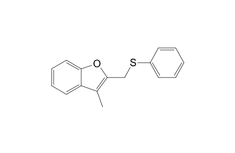 3-Methyl-2-[(phenylsulfanyl)methyl]benzofuran