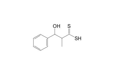 3-Hydroxy-2-methyl-3-phenyl-dithiopropanoic acid
