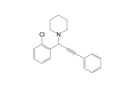1-(1-(2-chlorophenyl)-3-phenylprop-2-yn-1-yl)piperidine