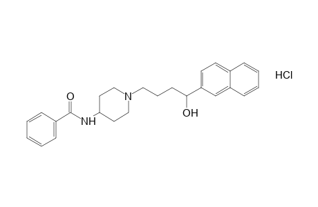 N-{1-[4-hydroxy-4-(2-naphthyl)butyl]-4-piperidyl}benzamide, monohydrochloride