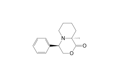 (4R,9aS)-9a-methyl-4-phenyl-3,4,6,7,8,9-hexahydropyrido[2,1-c][1,4]oxazin-1-one