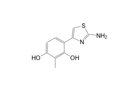 1,3-benzenediol, 4-(2-amino-4-thiazolyl)-2-methyl-