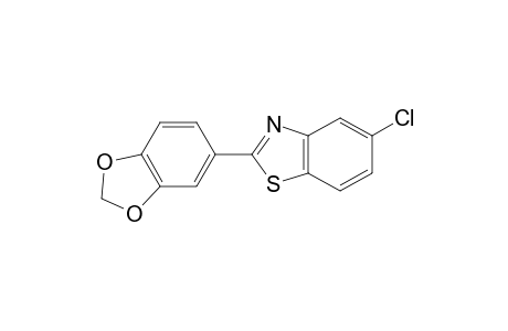 2-(Benzo[d][1,3]dioxol-5-yl)-5-chlorobenzothiazole