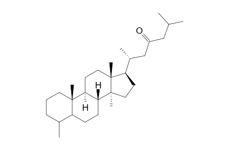 Cholestan-23-one, 4,14-dimethyl-, (4.alpha.,5.alpha.)-