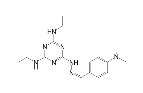 2-N-[(Z)-(4-dimethylaminophenyl)methylideneamino]-4-N,6-N-diethyl-1,3,5-triazine-2,4,6-triamine