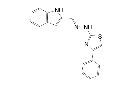 N-(4-phenyl-thiazol-2-yl)-2-formyl-1H-indole hydrazone