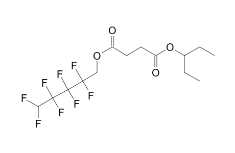 Succinic acid, 2,2,3,3,4,4,5,5-octafluoropentyl 3-pentyl ester