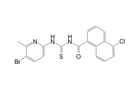N-(5-bromo-6-methyl-2-pyridinyl)-N'-(5-chloro-1-naphthoyl)thiourea
