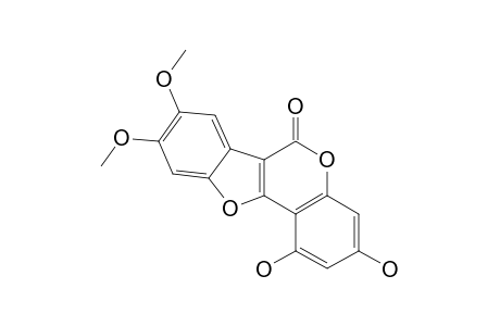 HEDYSARIMCOUMESTAN_E;1,3-DIHYDROXY-8,9-XIMETHOXYCOUMESTAN