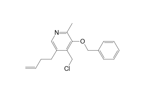 4-Chloromethyl-3-benzyloxy-5-(3'-butenyl)-2-methylpyridine