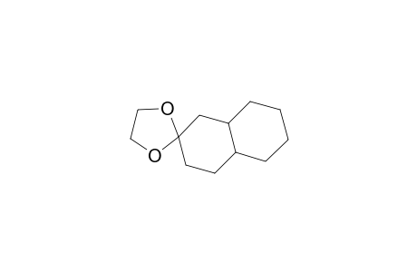 Spiro[1,3-dioxolane-2,2'(1'H)-naphthalene], octahydro-, trans-