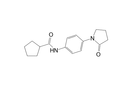 Cyclopentanecarboxamide, N-[4-(2-oxo-1-pyrrolidinyl)phenyl]-