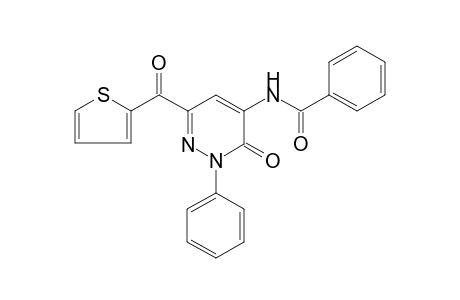 Benzamide,n-[2,3-dihydro-3-oxo-2-phenyl-6-(2-thenoyl)-4-pyridazinyl]-