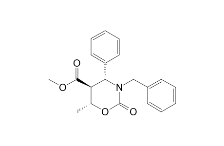 (4R,5S,6R)-3-BENZYL-6-METHYL-5-METHOXYCABONYL-4-PHENYLPERHYDRO-1,3-OXAZIN-2-ONE