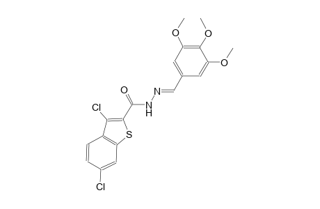 3,6-dichloro-N'-[(E)-(3,4,5-trimethoxyphenyl)methylidene]-1-benzothiophene-2-carbohydrazide