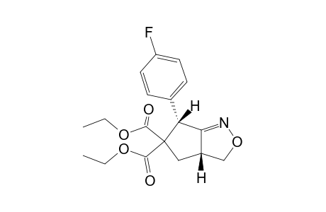 cis-5,5-Diethoxycarbonyl-3a,4-dihydro-6-(4-fluorophenyl)-3H,6H-cyclopenta[3.4-c]isoxazole