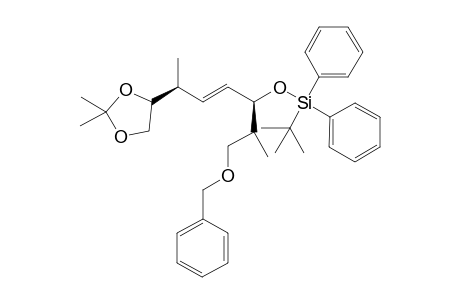 [[(1R,2Z/2E,4S)-1-[(1S)-2-(benzyloxy)-1-methylethyl]-4-[(4S)-2,2-dimethyl-1,3-dioxolan-4-yl]-2-pentenyl]-oxy]-tert-butyldihenylsilane