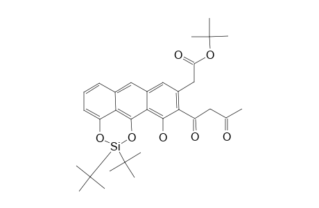 tert-Butyl 4-[2,2-Di-tert-butyl-4-(3,5-dioxohexanoyl)-naphtho[1,8-de][1,3,2]dioxasilin-5-yl]-3-oxobutanoate