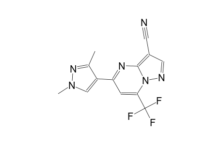 5-(1,3-dimethyl-1H-pyrazol-4-yl)-7-(trifluoromethyl)pyrazolo[1,5-a]pyrimidine-3-carbonitrile