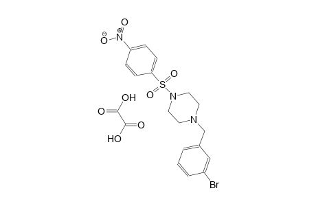 1-(3-bromobenzyl)-4-((4-nitrophenyl)sulfonyl)piperazine oxalate