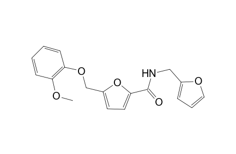 N-(2-furylmethyl)-5-[(2-methoxyphenoxy)methyl]-2-furamide