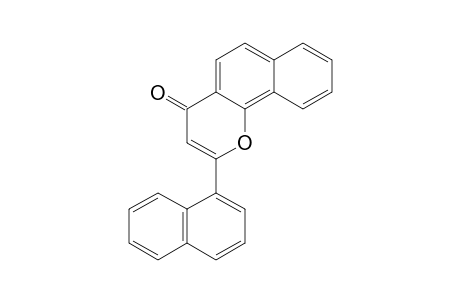 4H-naphtho[1,2-b]pyran-4-one, 2-(1-naphthalenyl)-