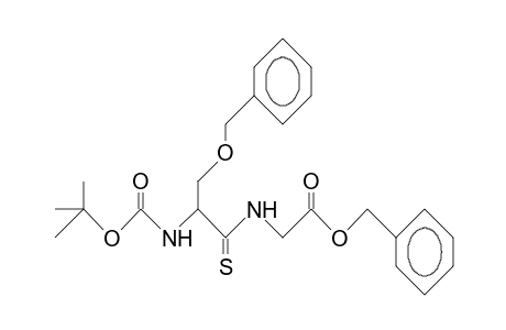 T-Butoxycarbonyl-seryl(bzl)-T-glycine benzyl ester