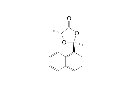 2,5-DIMETHYL-2-(1-NAPHTHYL)-1,3-DIOXOLAN-4-ONE