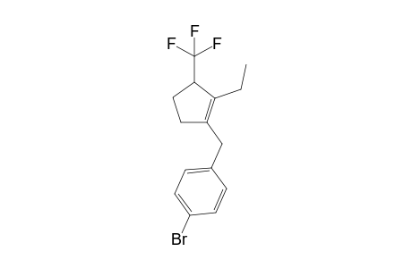 1-Bromo-4-((2-ethyl-3-(trifluoromethyl)cyclopent-1-enyl)methyl)benzene