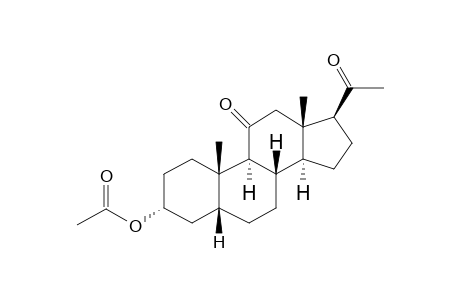5β-Pregnan-3α-ol-11,20-dione acetate