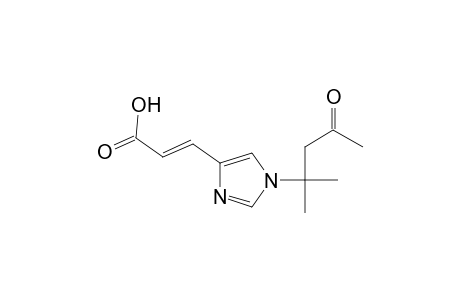 (E)-3-[1-(1,1-dimethyl-3-oxo-butyl)imidazol-4-yl]prop-2-enoic acid