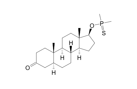 Androstan-3-one, 17-[(dimethylphosphinothioyl)oxy]-, (5.alpha.,17.beta.)-