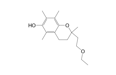 2-(2-Ethoxyethyl)-3,4-dihydro-6-hydroxy-2,5,7,8-tetramethyl-2h-1-benzopyran